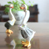 Duck Family Resin Statue