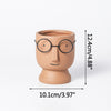 Glasses Man Plant Pot