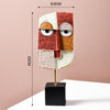 Nordic Abstract Face Art Figurine