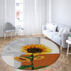 Decorative Flower Round Carpet
