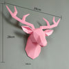 Resin 3D Deer Head Sculpture