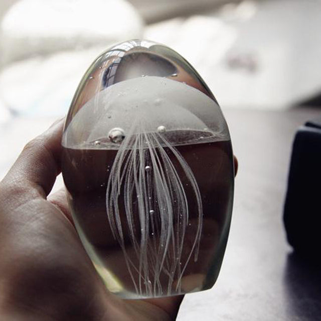 Crystal Jellyfish Figurine