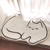 Cat White Carpet