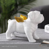 Bulldog Angel Ceramic Dog