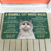 Pet House Rules Doormat