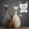 Ceramic Cat Family Ornament Set for home decoration6