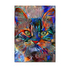 Abstract Cat Canvas Wall Art for modern home decor5