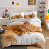 Microfiber Cat Bedding Set