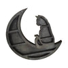 Cat and Moon Wooden Shelf for home decor0