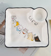 Cartoon Cat Ceramic Tableware set for kids3