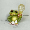Reading Owl and Frog  LED Lamp