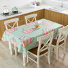 Cat Print Tablecloth with playful cat designs0