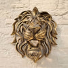 Rare Lion Head Wall Mounted Art