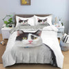 3D Kitten Bedding Set with cute kitten graphics3