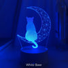 3D Acrylic Cat Night Light