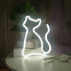 Cat Figure Neon Light in vibrant colors3