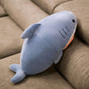 Cat Face Shark Plush Toy for playful pets0